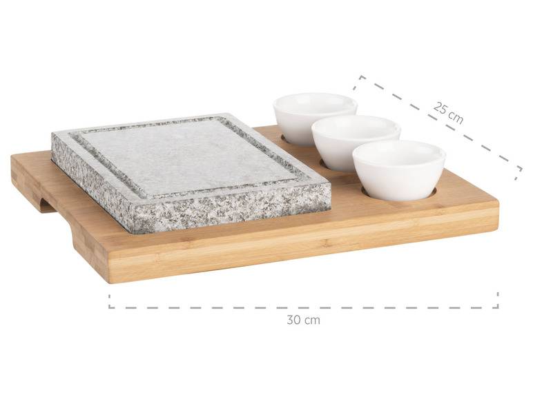 MÄSER Heißer Stein Set, mit Bambus-Servierplatte Top Angebot