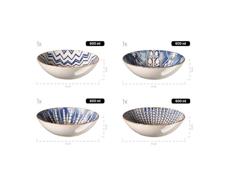 MÄSER Salat-Set »Iberico Blue«, 5-teilig, 4 Designs Neuheiten