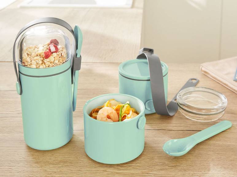 ERNESTO® To-Go-Boxen, mit Trageriemen VIP-Rabatte