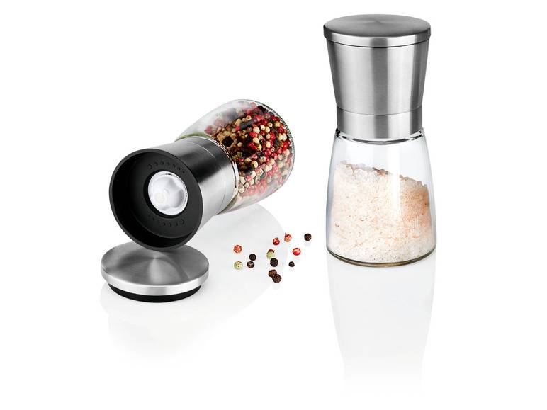 ERNESTO® Salz- und Pfeffermühle / Essig- und Öl-Spender, 2-teilig Super Sparpreis