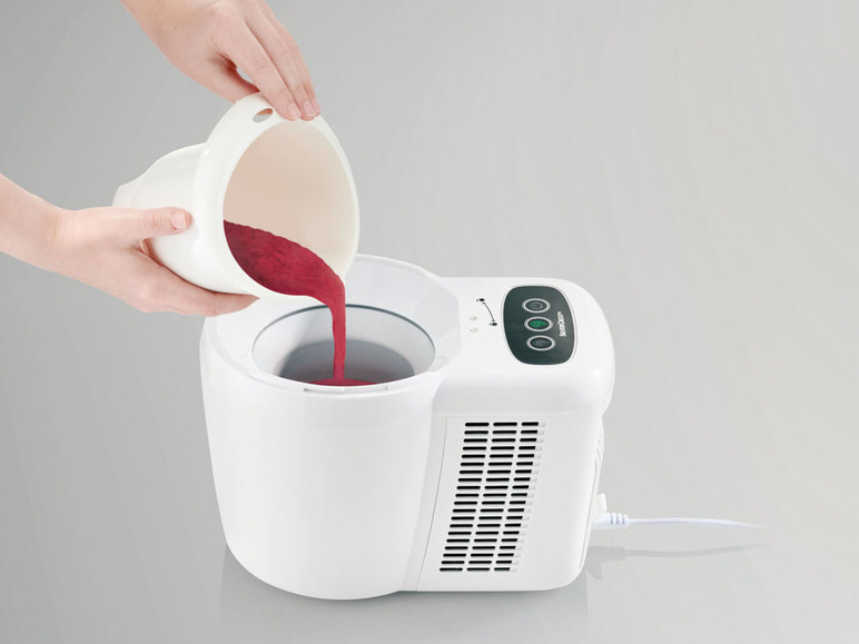 SILVERCREST® KITCHEN TOOLS Eismaschine »SEM 90 C3«, selbstkühlend Nur noch ein Tag übrig