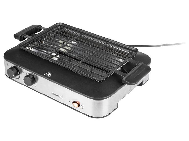 SILVERCREST® KITCHEN TOOLS Multifunktionsgrill SMEG 1600 A1, mit Kebabfunktion Fabrikladen