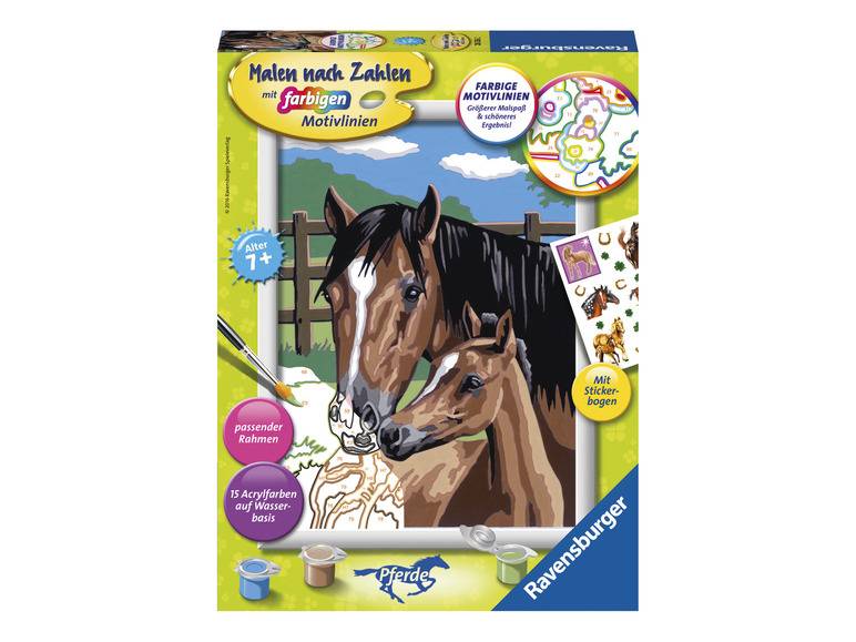 Ravensburger Malen nach Zahlen »Pferd mit Fohlen« Blitzverkäufe
