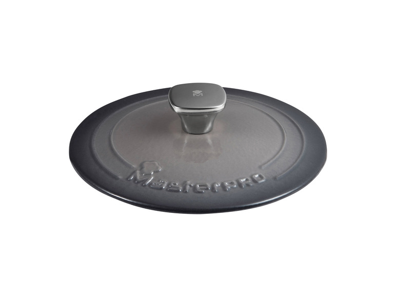 Masterpro Kasserolle, Gusseisen, mit Deckel, Ø22 cm Weihnachtsangebot