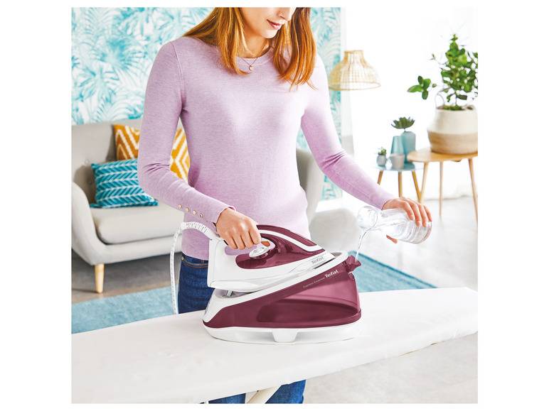 Tefal Dampfbügelstation »Express Easy SV6110« + Aquapur Elektro-Dampfbügeltisch Neueste Mode