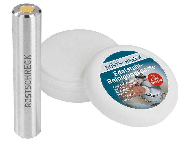 ROKITTA Rostschreck Edelstahl & Reinigungspaste, 2er-Set Online Outlet