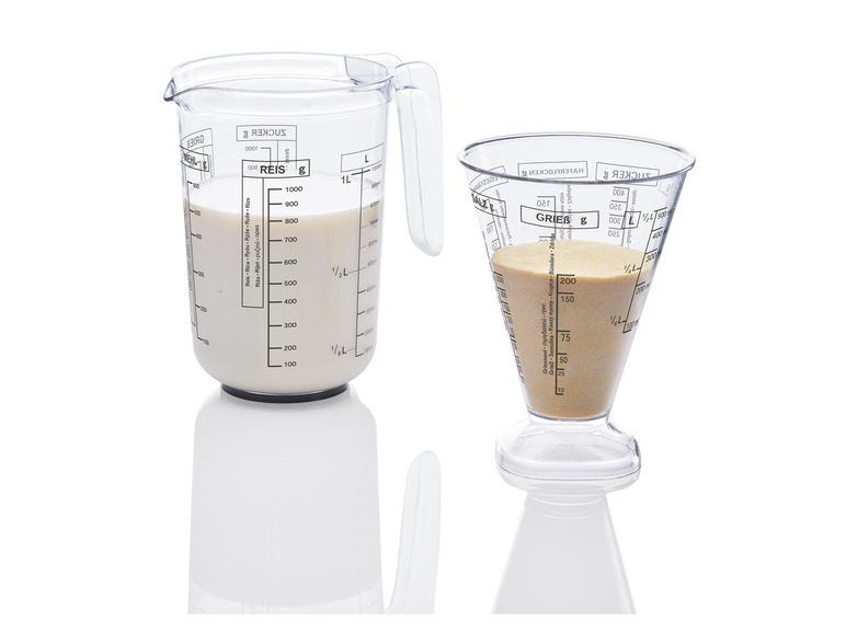Coox Silikon-Quicheform mit Glasboden + ERNESTO® Messbecher-Set, 2-teilig Exklusive Angebote
