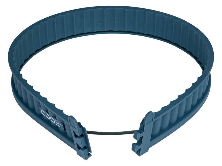 Coox Silikon-Quicheform mit Glasboden + ERNESTO® Messbecher-Set, 2-teilig Blitzangebot