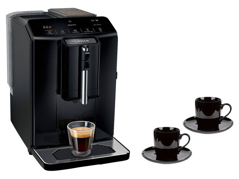 BOSCH Kaffeevollautomat »VeroCup TIE20109«, mit Milchaufschäumer + ERNESTO® 2er Set Tassen mit Untertasse Zeitbegrenzte Promotion