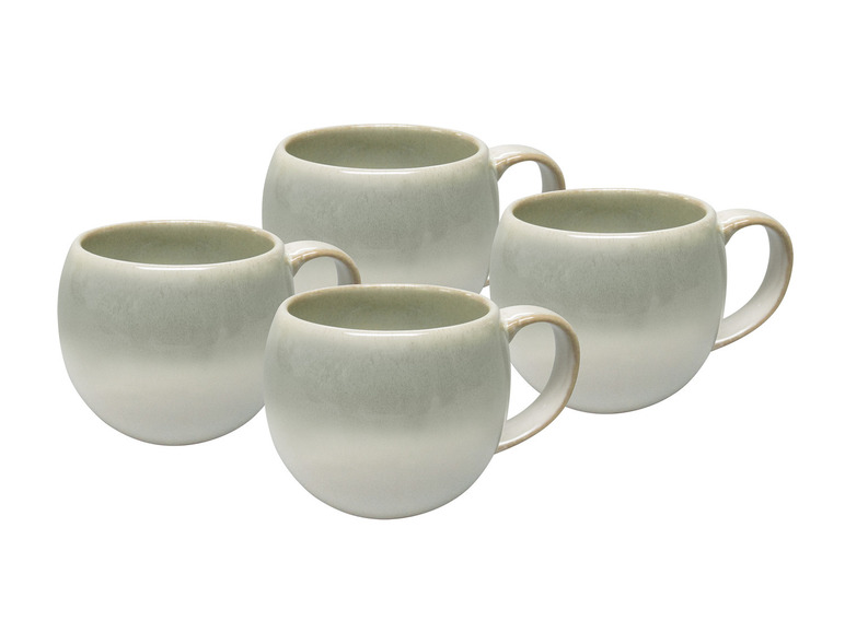 vanWell Kaffeebecher 4erSet bauchig ca. 50cl Steingut Zeitbegrenzte Promotion