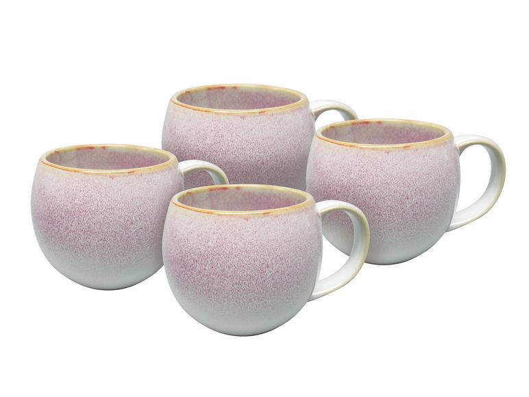 vanWell Kaffeebecher 4erSet bauchig ca. 50cl Steingut Zeitbegrenzte Promotion