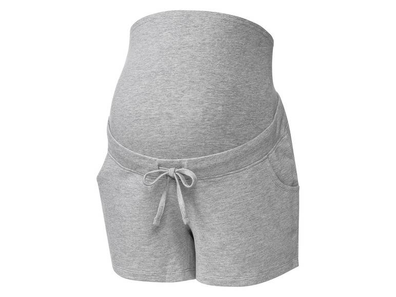 esmara® Damen Umstands-Sweatshorts, extra hoch geschnitten Bis zu 55% Rabatt