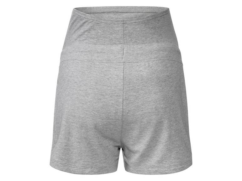 esmara® Damen Umstands-Sweatshorts, extra hoch geschnitten Bis zu 55% Rabatt