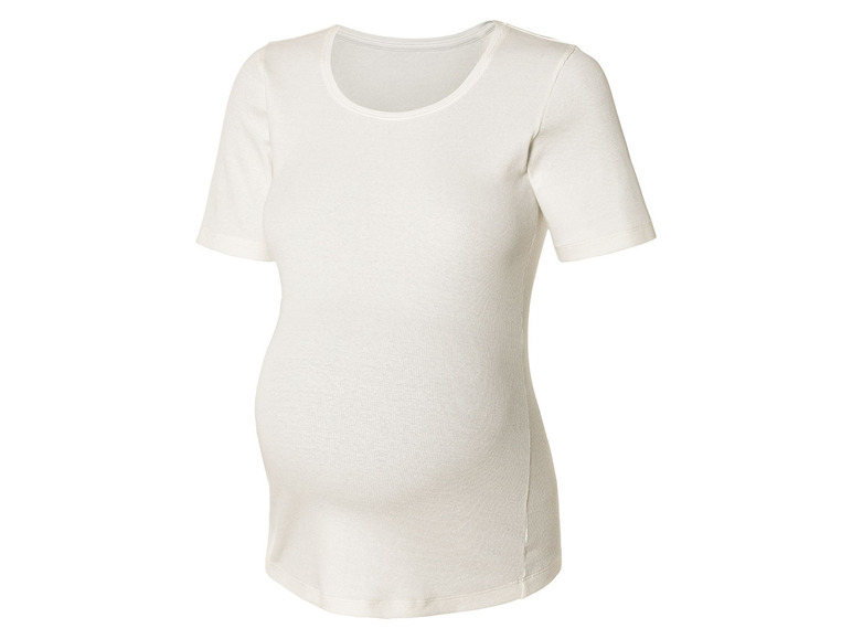 esmara® Damen Umstands-T-Shirts, 2 Stück, in modischer Ripp-Qualität Begrenzt auf 3 Tage