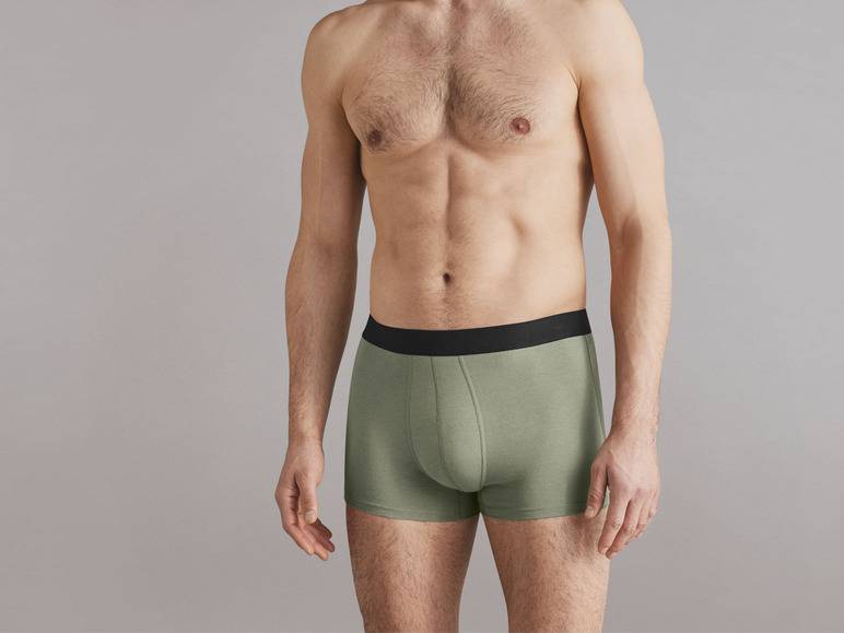 LIVERGY® Herren Boxer, 3 Stück, mit hohem Baumwollanteil zollfrei
