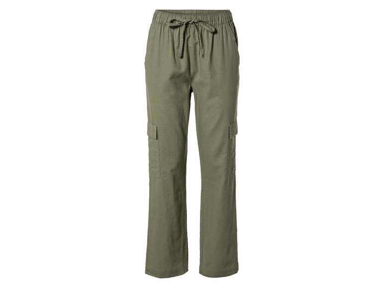 esmara® Damen Leinenhose, hohe Leibhöhe 2025