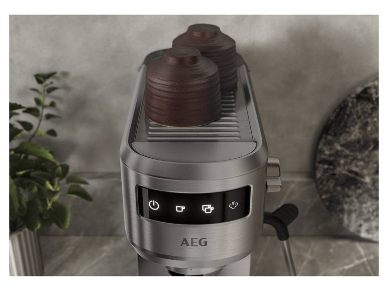 AEG Gourmet 6 Espresso Siebträgermaschine »EC6-1-6ST«, 1350 W Limitierter Zeitrabatt