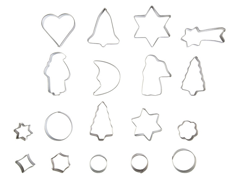 zenker Weihnachtsbäckerei Ausstecherbox, 19-teilig Online Outlet