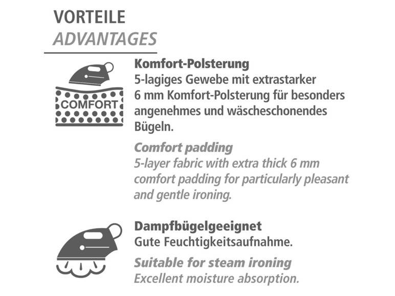 Wenko Bügeldecke »Air Comfort«, dampfbügelgeeignet Letzter Tag