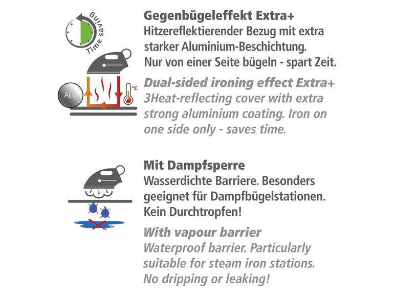 Wenko Bügeldecke »Air Comfort«, dampfbügelgeeignet Letzter Tag