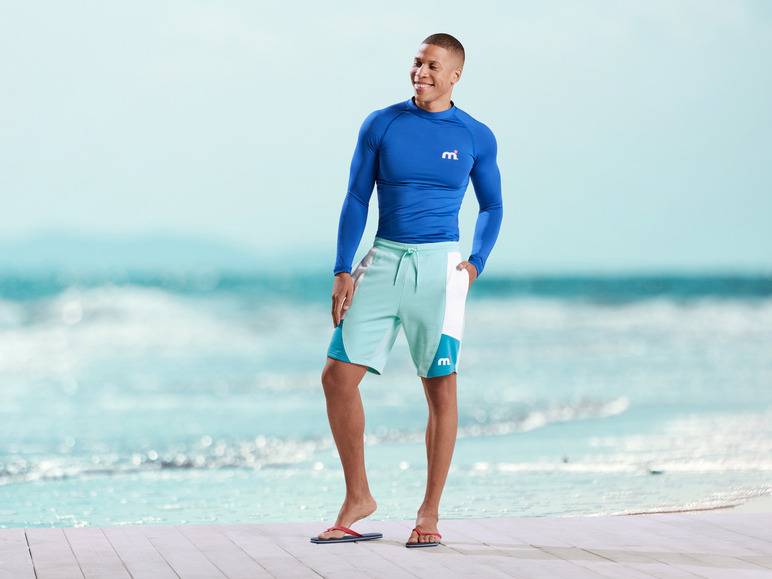 Mistral Herren Sweatshorts mit HeiQ Technologie Mint Riesige Rabatte