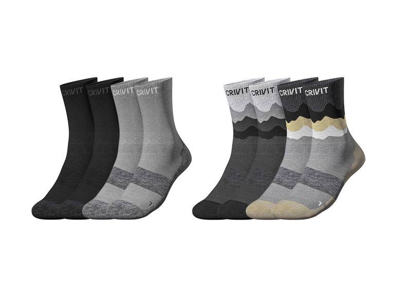 CRIVIT Herren Outdoorsocken, 2 Paar, mit SmartStep-Fußbett Fabrik Onlineshop