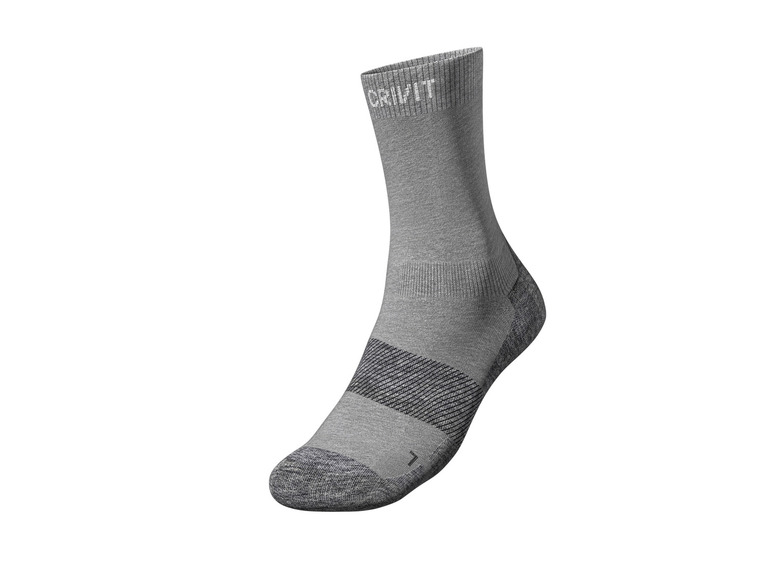 CRIVIT Herren Outdoorsocken, 2 Paar, mit SmartStep-Fußbett Fabrik Onlineshop