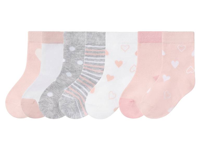 lupilu® Kleinkinder Socken, 7 Paar, mit Bio-Baumwolle Günstig kaufen