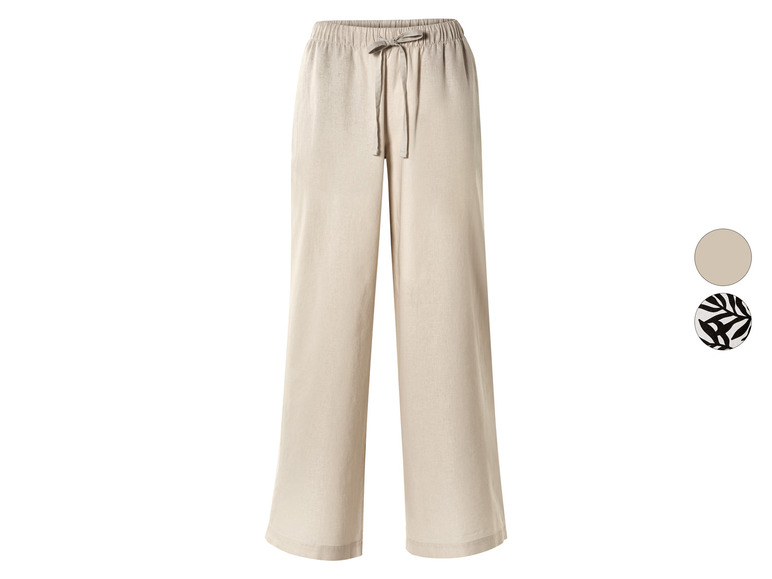 esmara® Damen Leinenhose mit normaler Leibhöhe Großer Ausverkauf
