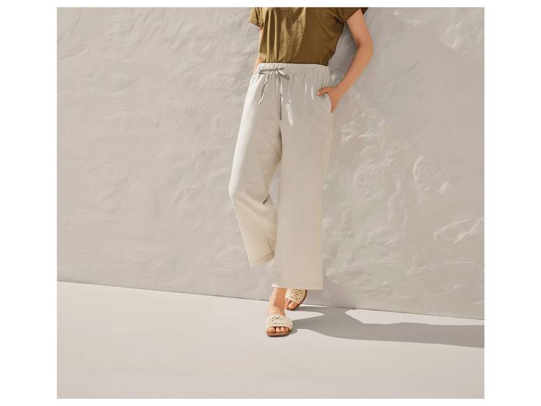 esmara® Damen Leinenhose mit normaler Leibhöhe Großer Ausverkauf