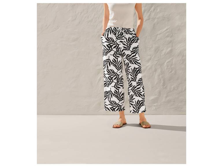 esmara® Damen Leinenhose mit normaler Leibhöhe Großer Ausverkauf