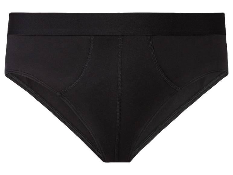 LIVERGY® Herren Slips, 3 Stück, mit hohem Baumwollanteil Flash Sale