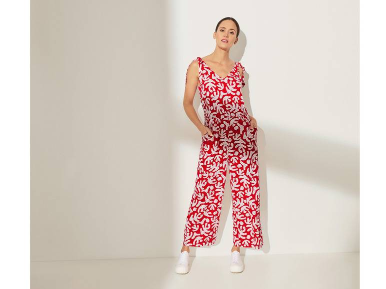 esmara® Damen Jumpsuit mit V-Ausschnitt Exklusivangebot