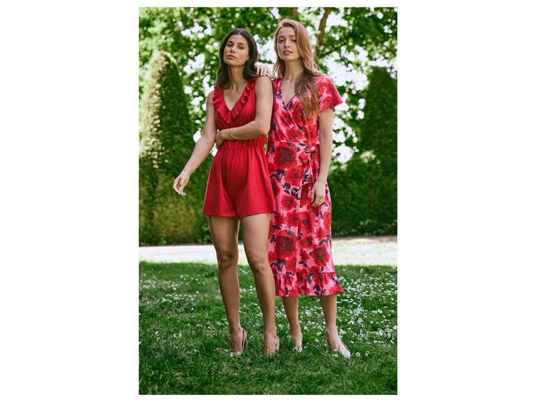 esmara® Damen Wickelkleid mit verspielten Volants Preisnachlass