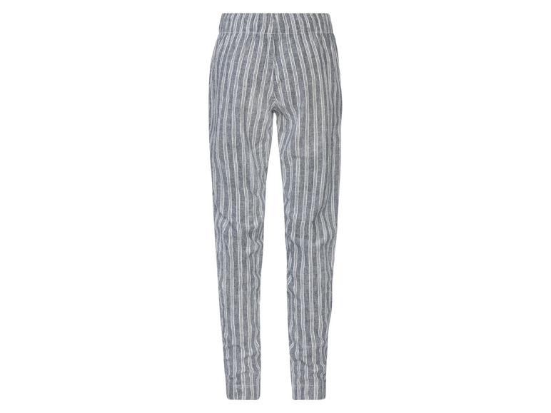 esmara® Damen Leinenhose mit Gummizugbund und Bindeband Cyber Monday
