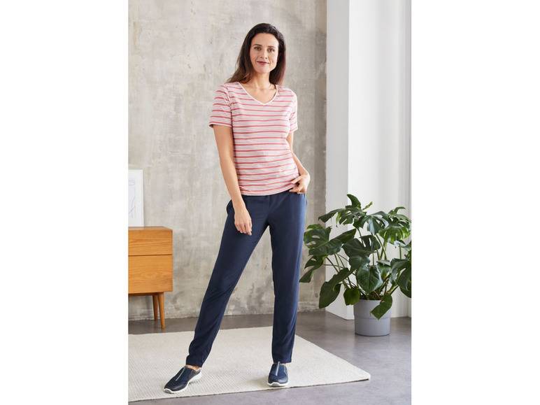 esmara® Damen T-Shirt, 2 Stück, mit hohem Baumwollanteil Neueste Mode