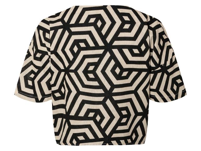 esmara® Damen Leinenbluse, leger geschnitten Exklusive Angebote