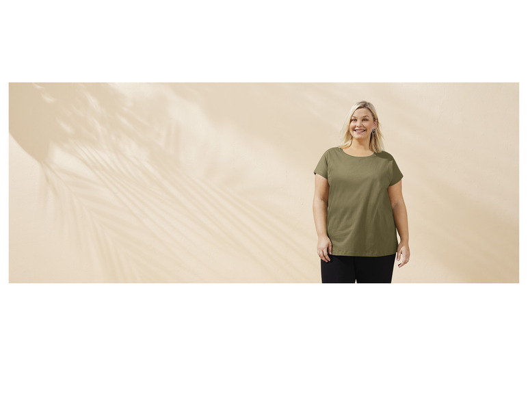 esmara® Damen T-Shirt aus reiner Baumwolle Tägliche Deals