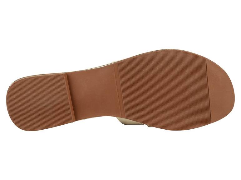 esmara® Damen Pantoletten aus Leder Riesige Ersparnisse