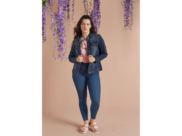 esmara® Damen Jeansjacke, leicht tailliert geschnitten Wochenangebot