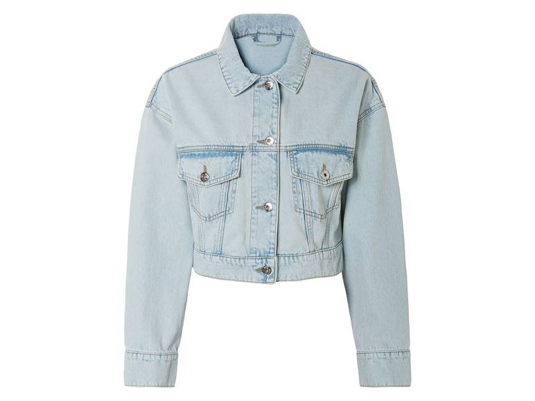esmara® Damen Jeansjacke in Cropped-Länge JETZT KAUFEN