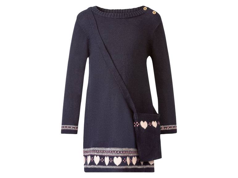 lupilu® Kleinkinder Strickkleid, mit Umhängetäschchen Letzte 2 Tage