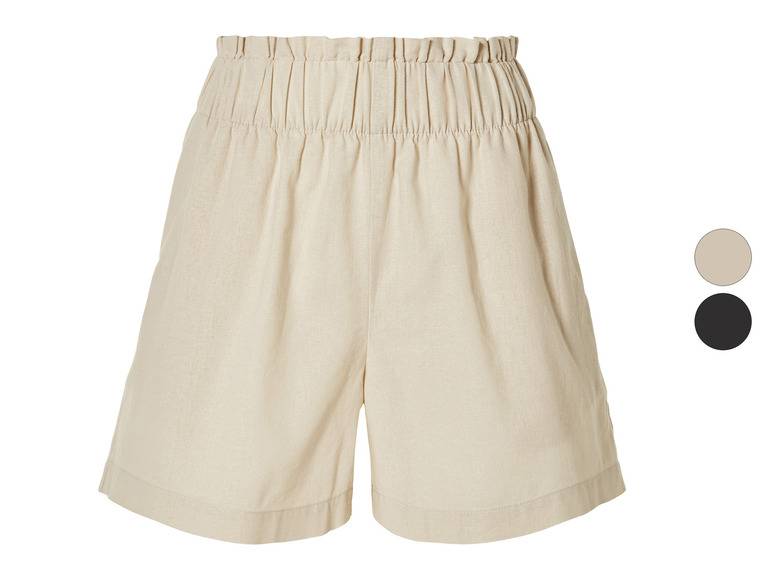 esmara® Leinen-Shorts mit hoher Leibhöhe Nur noch ein Tag übrig
