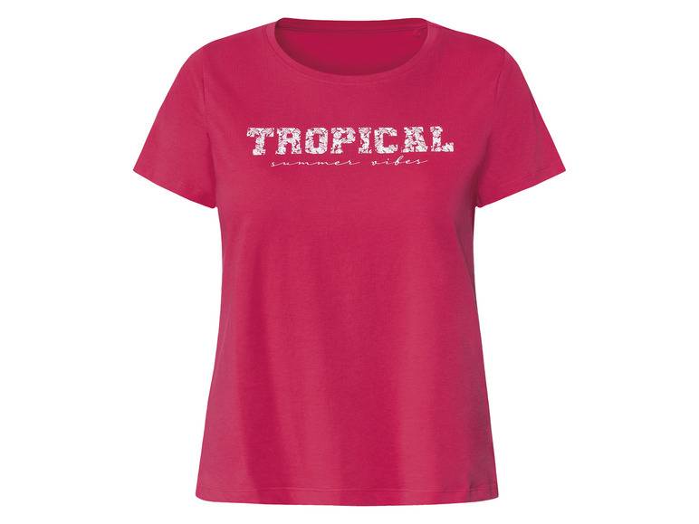 esmara® Damen T-Shirt, tailliert geschnitten, mit Print Im Verkauf