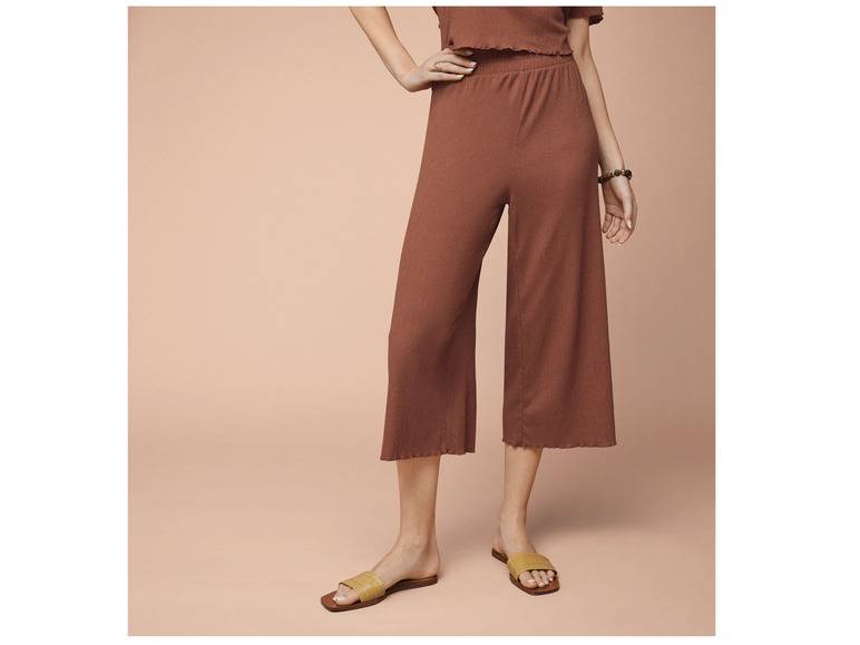 esmara® Damen Culotte in modischer Crinkle-Qualität zollfrei