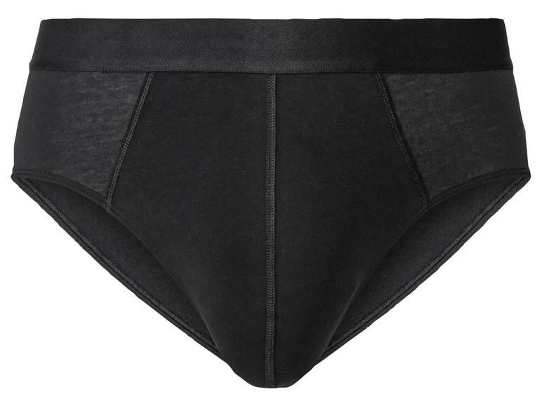 LIVERGY® Herren Slips, 3 Stück, mit hohem Baumwollanteil 2025