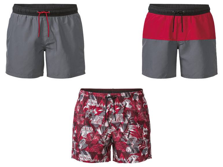 LIVERGY® Herren Badeshorts mit Gummizugbund Auslauf