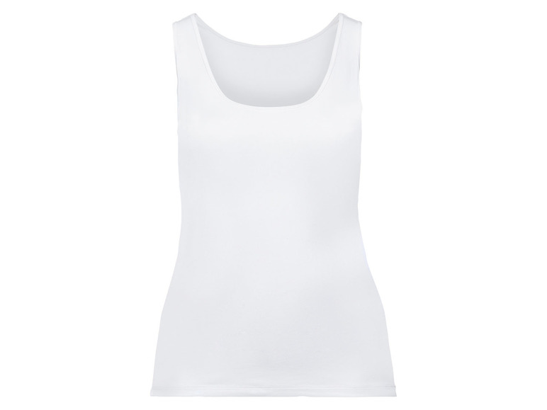 esmara® Damen Achselhemd, 3 Stück, mit hohem Baumwollanteil im Angebot