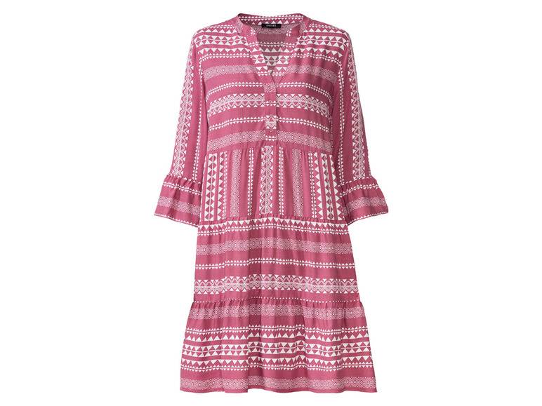 esmara® Damen Tunika Kleid, mit Volants am Ärmelabschluss Black Friday