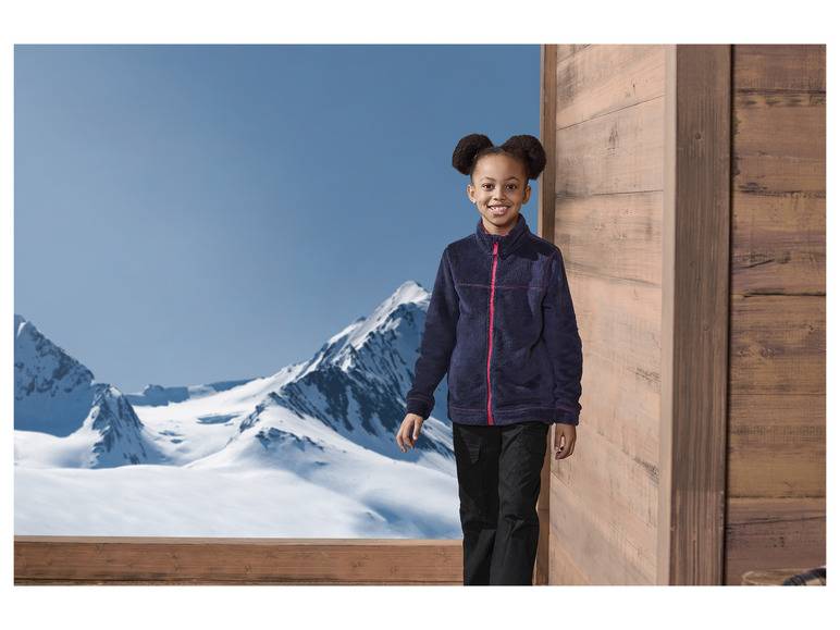 CRIVIT Kinder Fleecejacke, mit Stehkragen Valentinstagsangebot